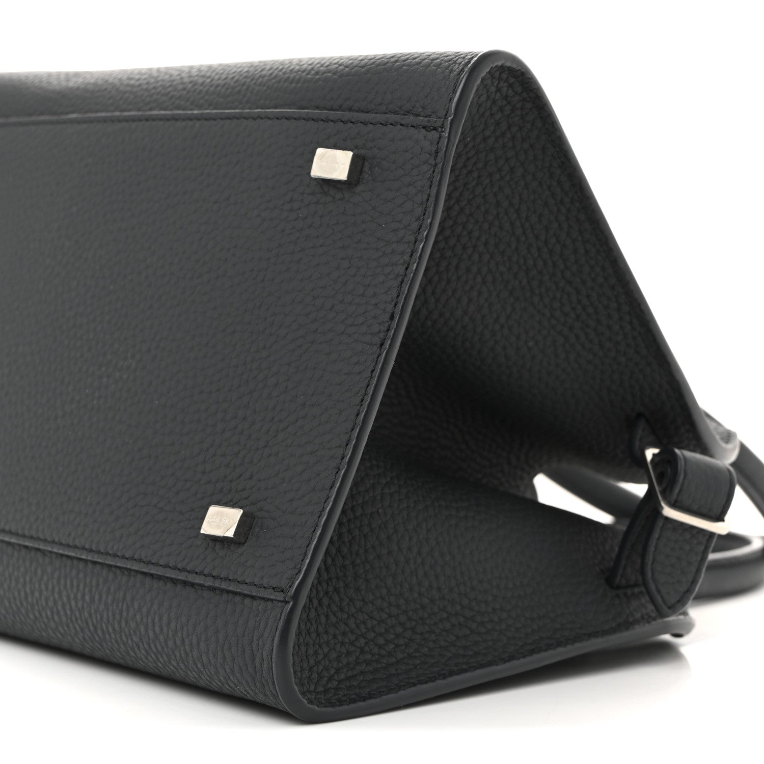The Row Grained Calfskin Soft Margaux 10 Dark Navy 9 of 9
