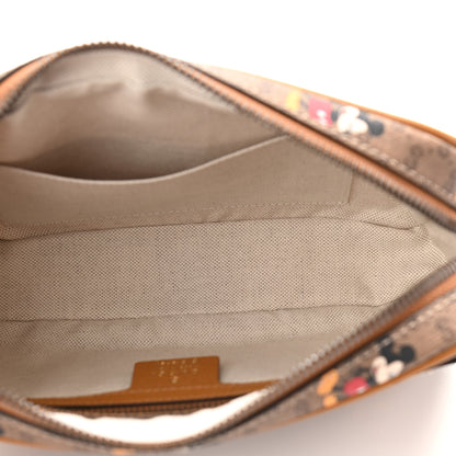 Gucci X DISNEY Mini Vintage GG Supreme Monogram Mickey Mouse Small Belt Bag 95 38 Beige Vintage Sun Oil 5 of 10