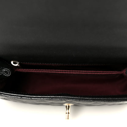 Chanel Caviar Quilted Mini Coco Handle Flap Black 5 of 11