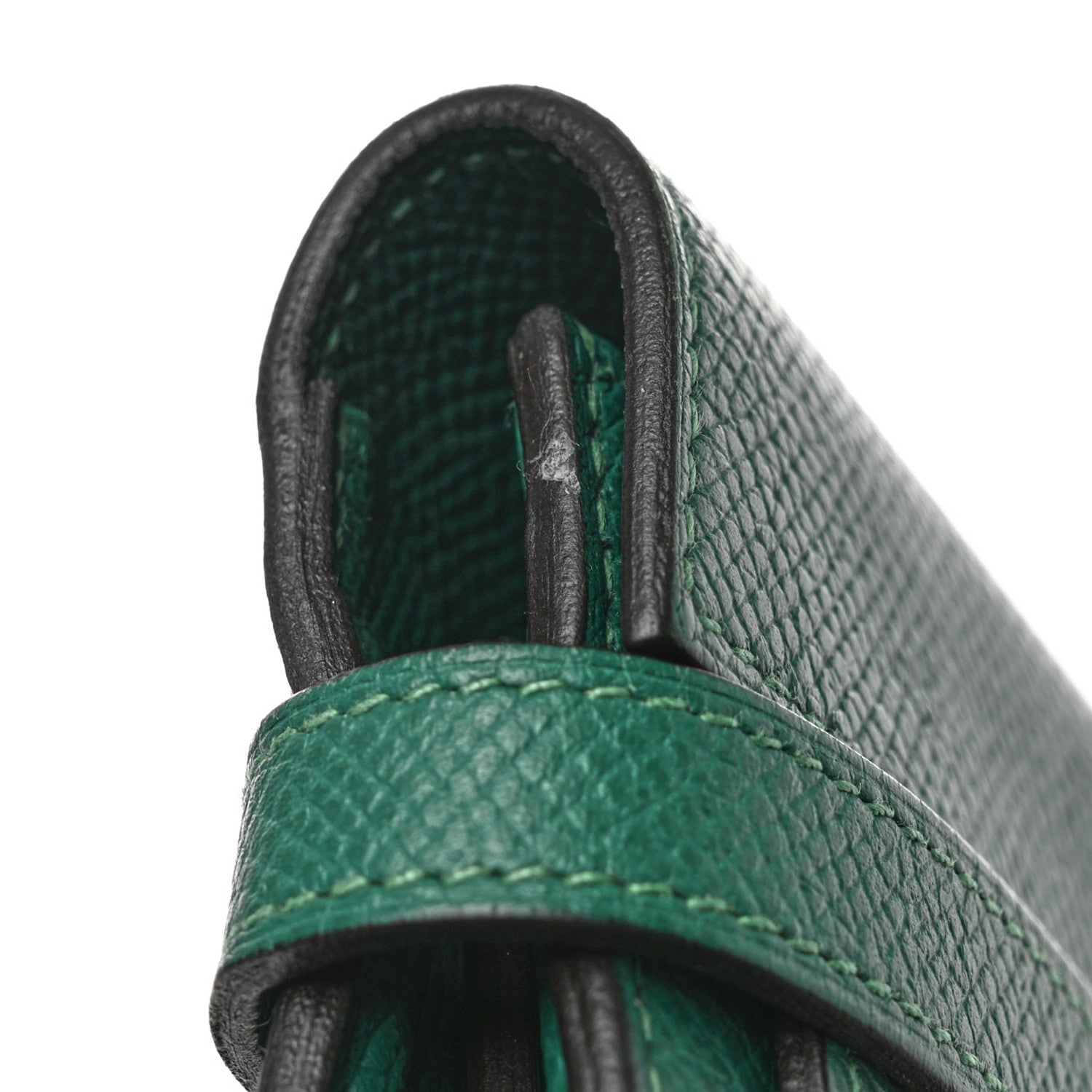 Hermes Epsom Kelly Longue Wallet Malachite 7 of 13
