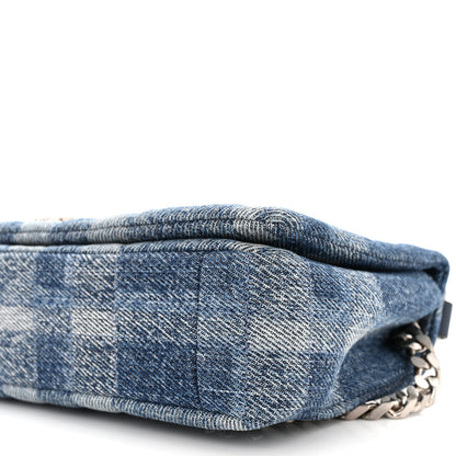 Burberry Denim Quilted Check Small Lola Bag Blue 10 of 10