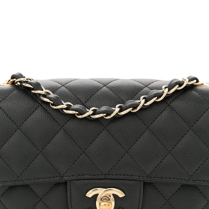 Chanel Caviar Quilted Mini Rectangular Flap Black 8 of 11