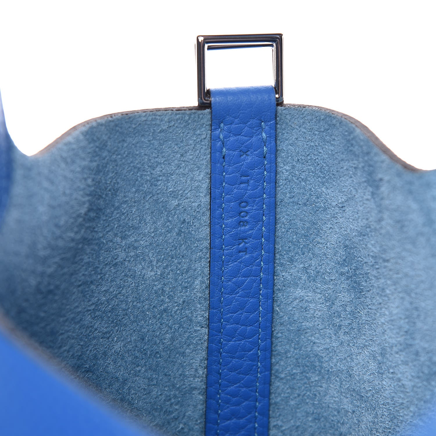 Hermes Taurillon Clemence Picotin Lock 22 MM Bleu Hydra 7 of 10