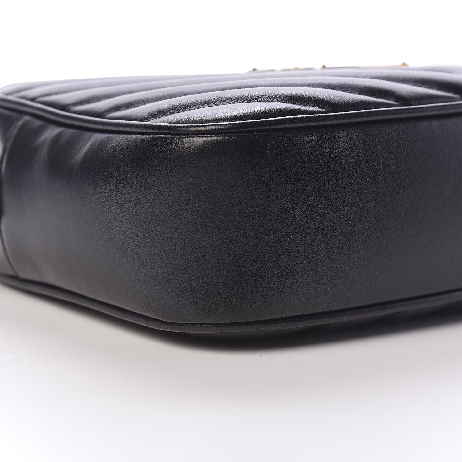 Saint Laurent Calfskin Matelasse Monogram Lou Camera Bag Black 5 of 10