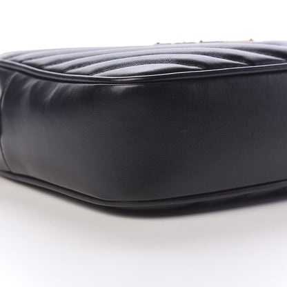 Saint Laurent Calfskin Matelasse Monogram Lou Camera Bag Black 5 of 10