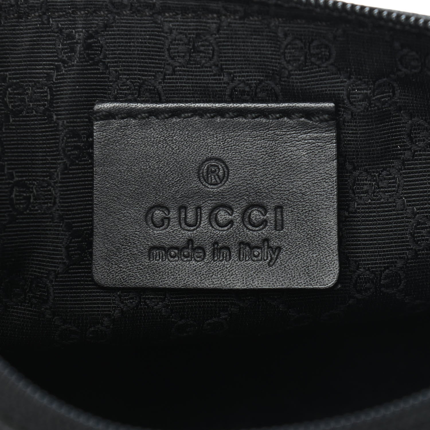 Gucci Denim Web Pochette Black 6 of 9