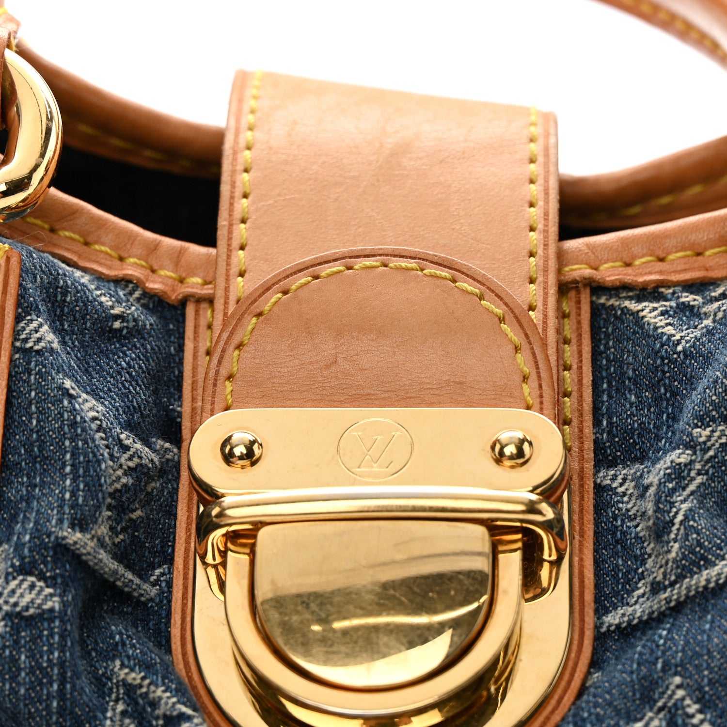 Louis Vuitton Monogram Denim Pleaty Blue 11 of 14