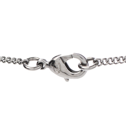 Chanel Baguette Crystal CC Necklace Silver Black 5 of 7