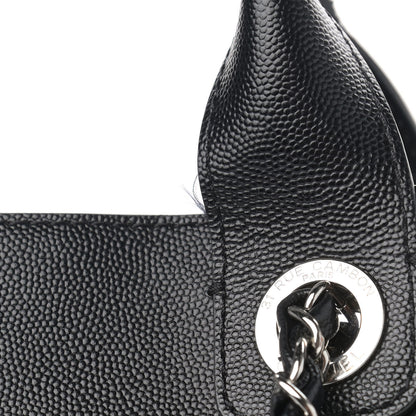 Chanel Caviar Medium Studded Deauville Tote Black 8 of 12