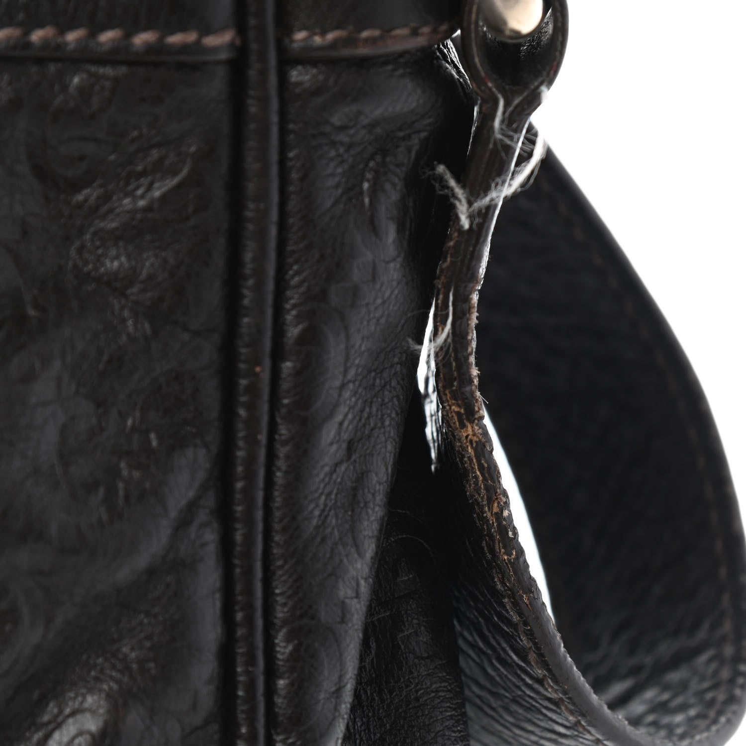 Gucci Guccissima Flat Messenger Bag Dark Brown 11 of 13