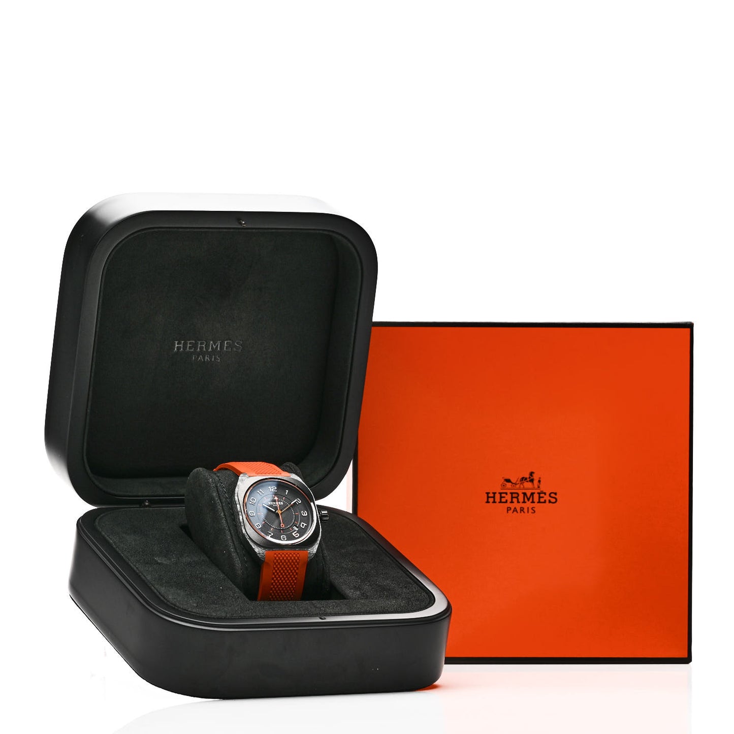 Glass Fiber Ceramic Rubber 39mm H08 Automatic Watch Orange