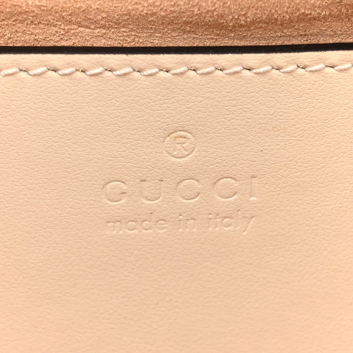 Calfskin Matelasse Mini GG Marmont Square Shoulder Bag White