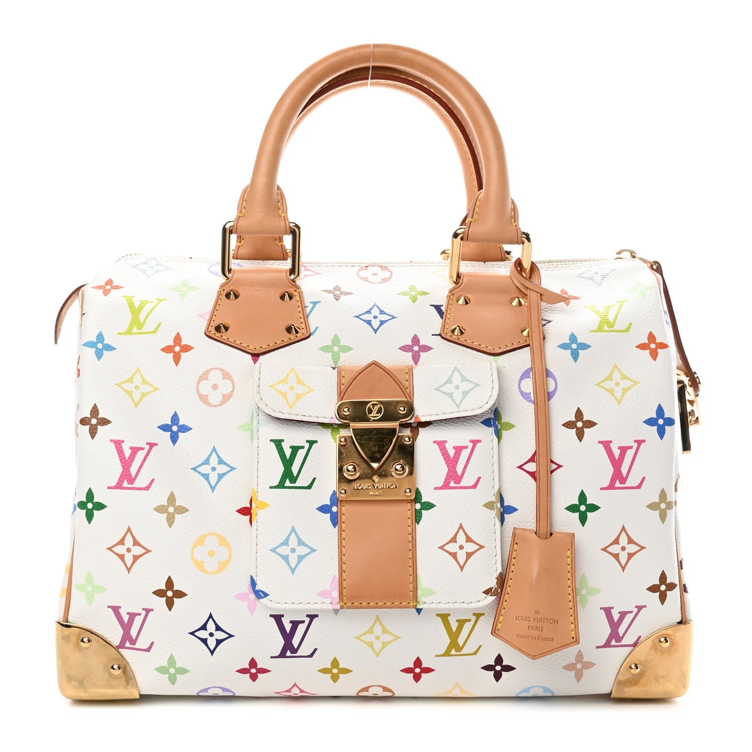 Louis Vuitton Monogram Multicolor Speedy 30 White 1 of 4