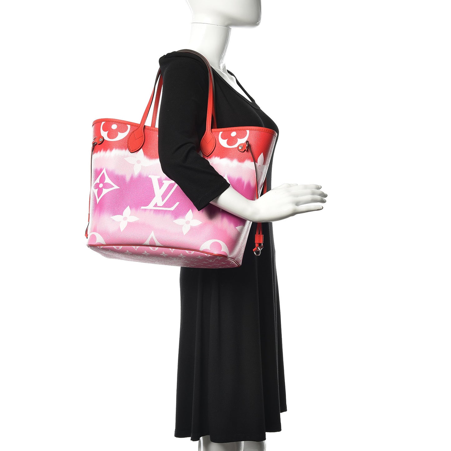 Monogram Escale Neverfull MM Rouge