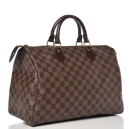 Louis Vuitton Damier Ebene Speedy 35 5 of 24