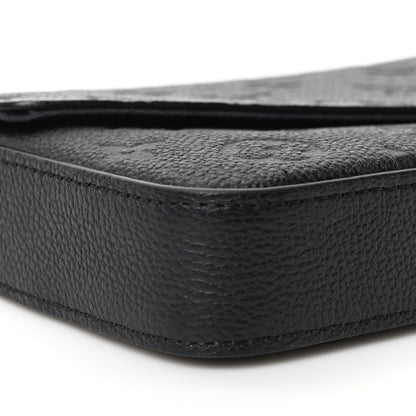 Louis Vuitton Empreinte Pochette Felicie Chain Wallet Black 11 of 12