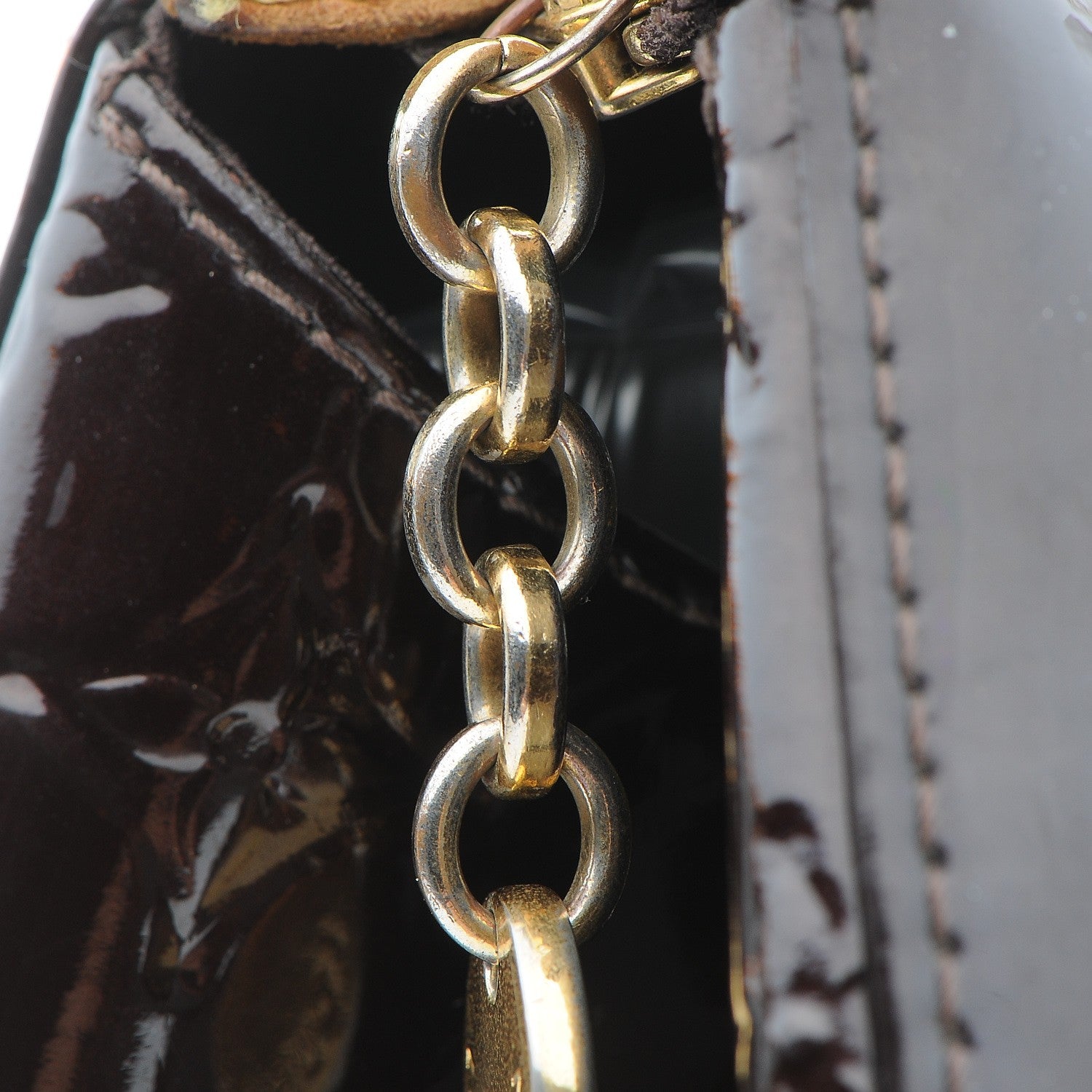 Louis Vuitton Vernis Brea MM Amarante 16 of 16