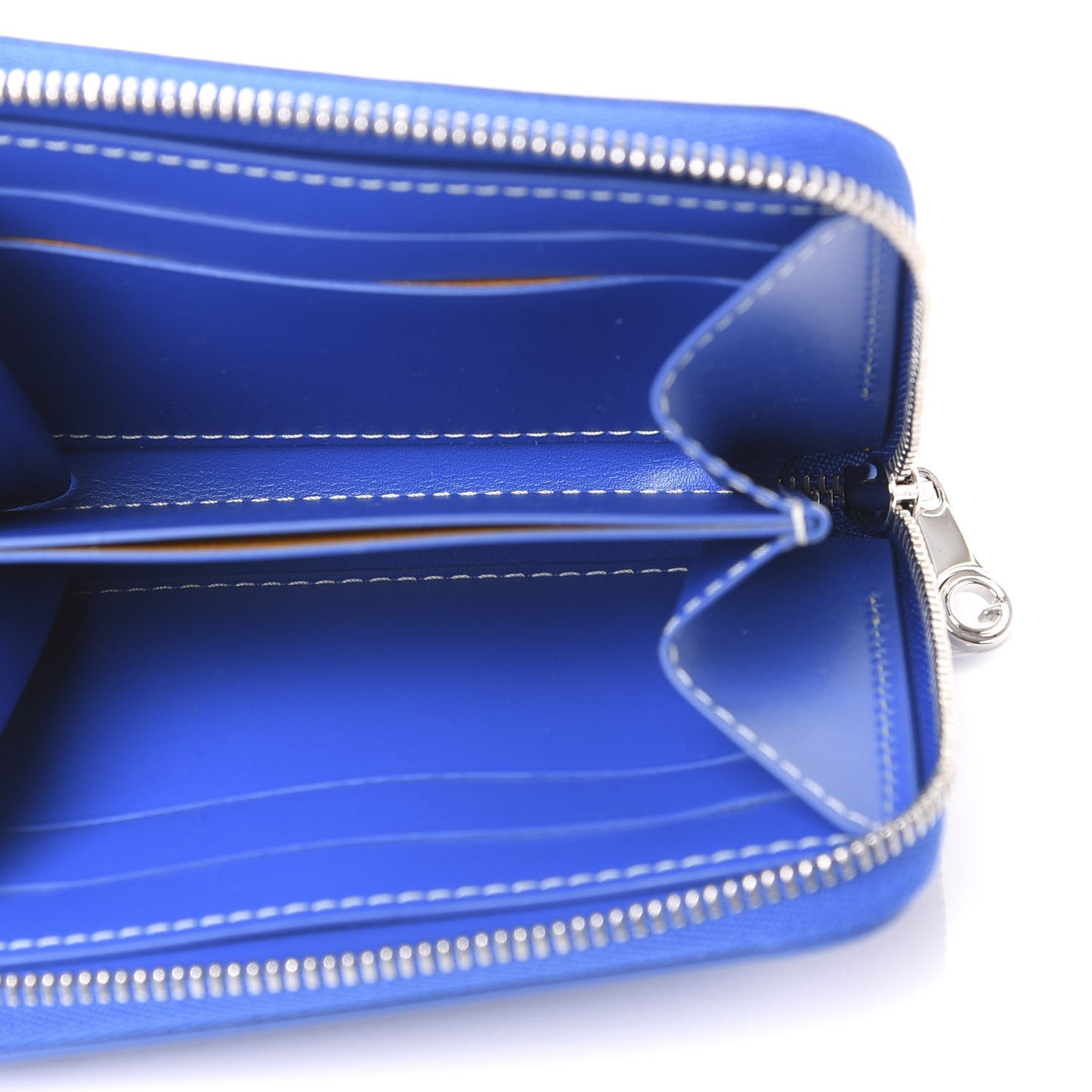 Goyardine Compact Wallet Blue