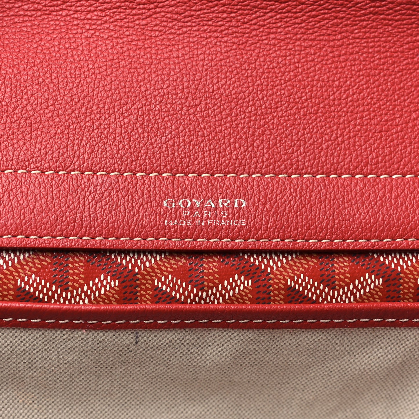 Goyardine Rouette PM Red