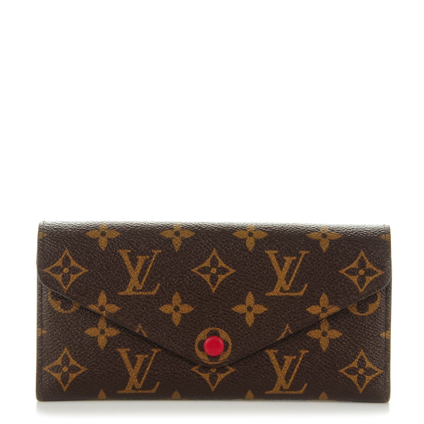 Monogram Josephine Wallet Red