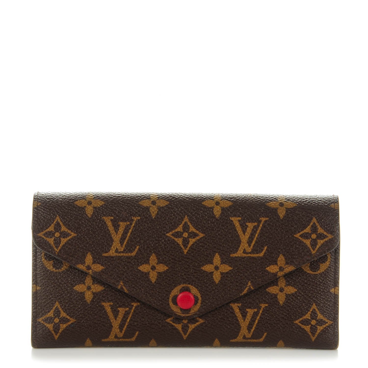 Louis Vuitton Monogram Josephine Wallet Red 1 of 8