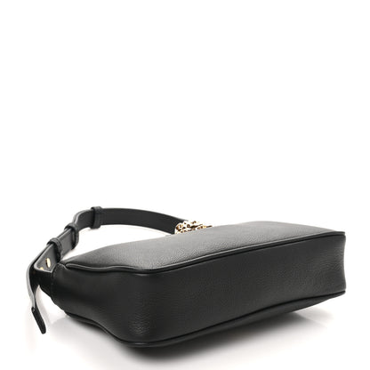 Versace Grained Calfskin Medusa Shoulder Bag Black 4 of 9