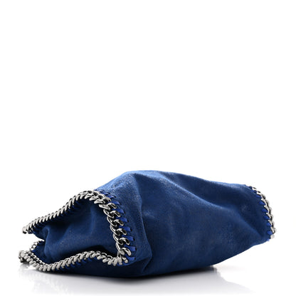 Stella McCartney Shaggy Deer Mini Falabella Fold Over Tote Blue 4 of 9