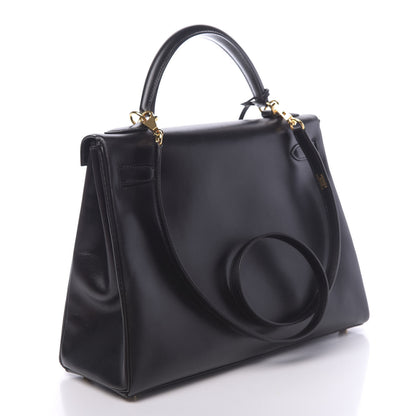 Hermes Box Kelly Retourne 32 Black 3 of 15