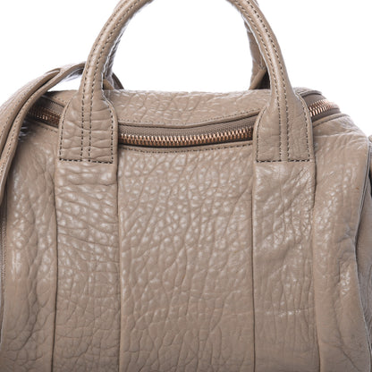 Alexander Wang Pebbled Lambskin Rockie Latte Rose Gold Hardware 13 of 14