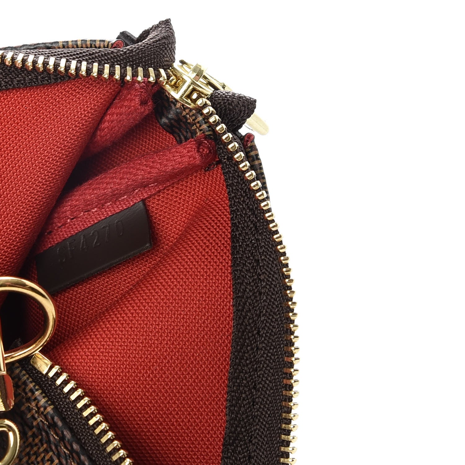 Louis Vuitton Damier Ebene Mini Pochette Accessories 5 of 7