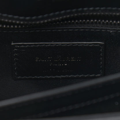 Saint Laurent Calfskin Y Quilted Monogram Toy Loulou Crossbody Bag Black 6 of 10
