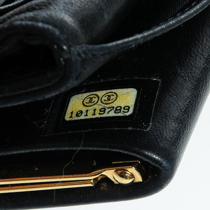 Chanel Caviar CC French Wallet Black 8 of 8