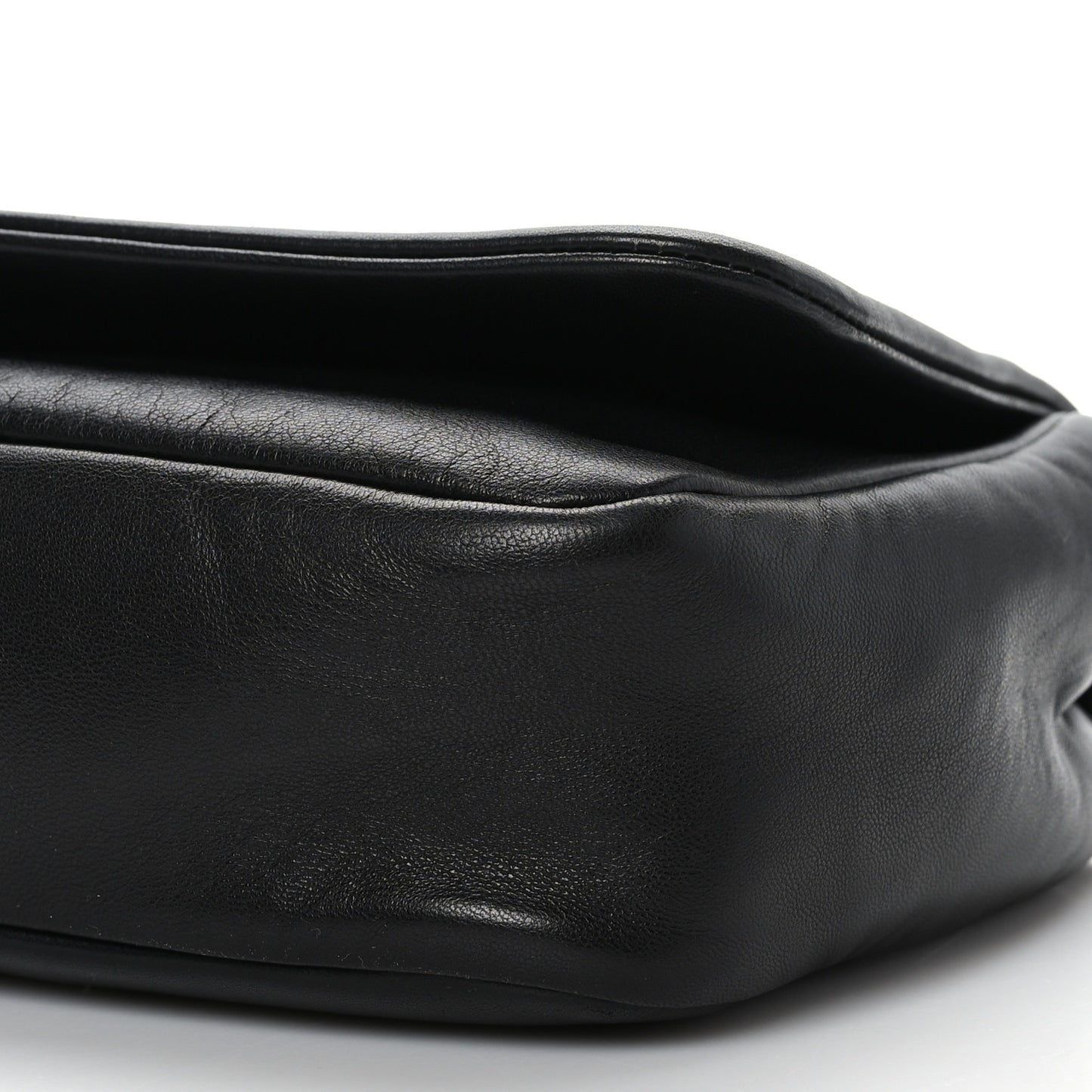 Lambskin Studded CC East West Flap Black
