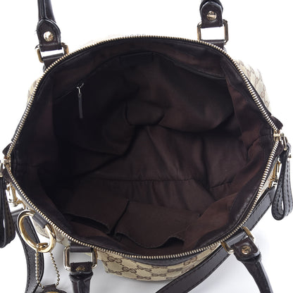 Gucci Monogram Medium Sukey Top Handle Dark Brown 6 of 13