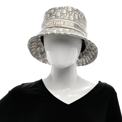 Christian Dior Oblique Bucket Hat 59 Grey 2 of 9