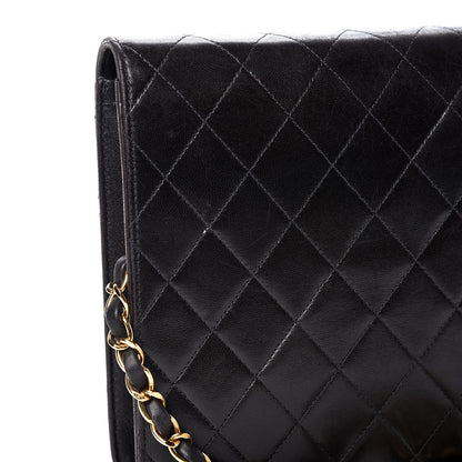 Chanel Lambskin Quilted Medium Single Flap Black 11 of 21