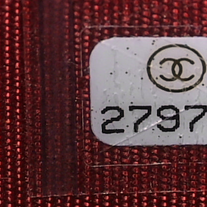 Chanel Caviar Quilted Boy Zip Around Coin Purse Wallet Red 7 of 9