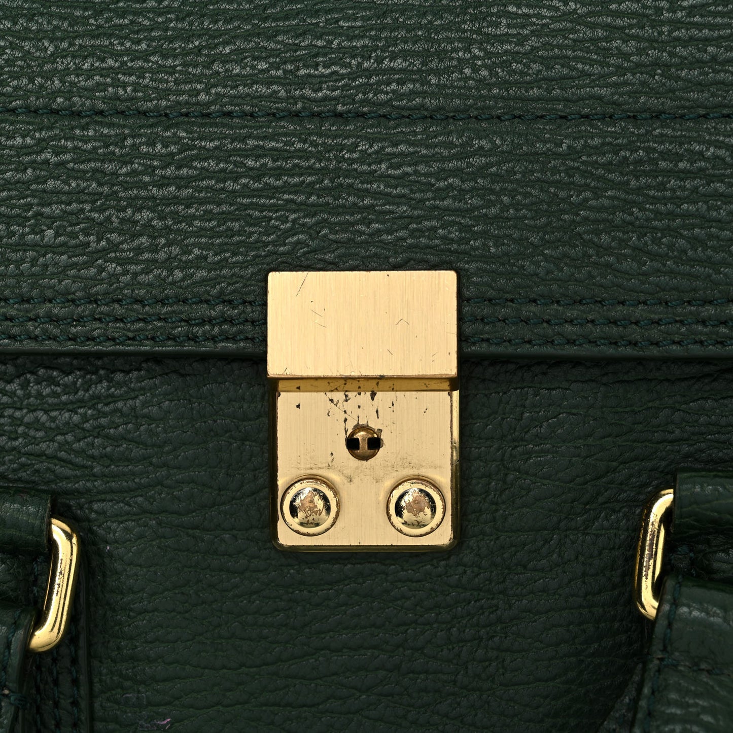 Textured Calfskin Medium Pashli Satchel Jade