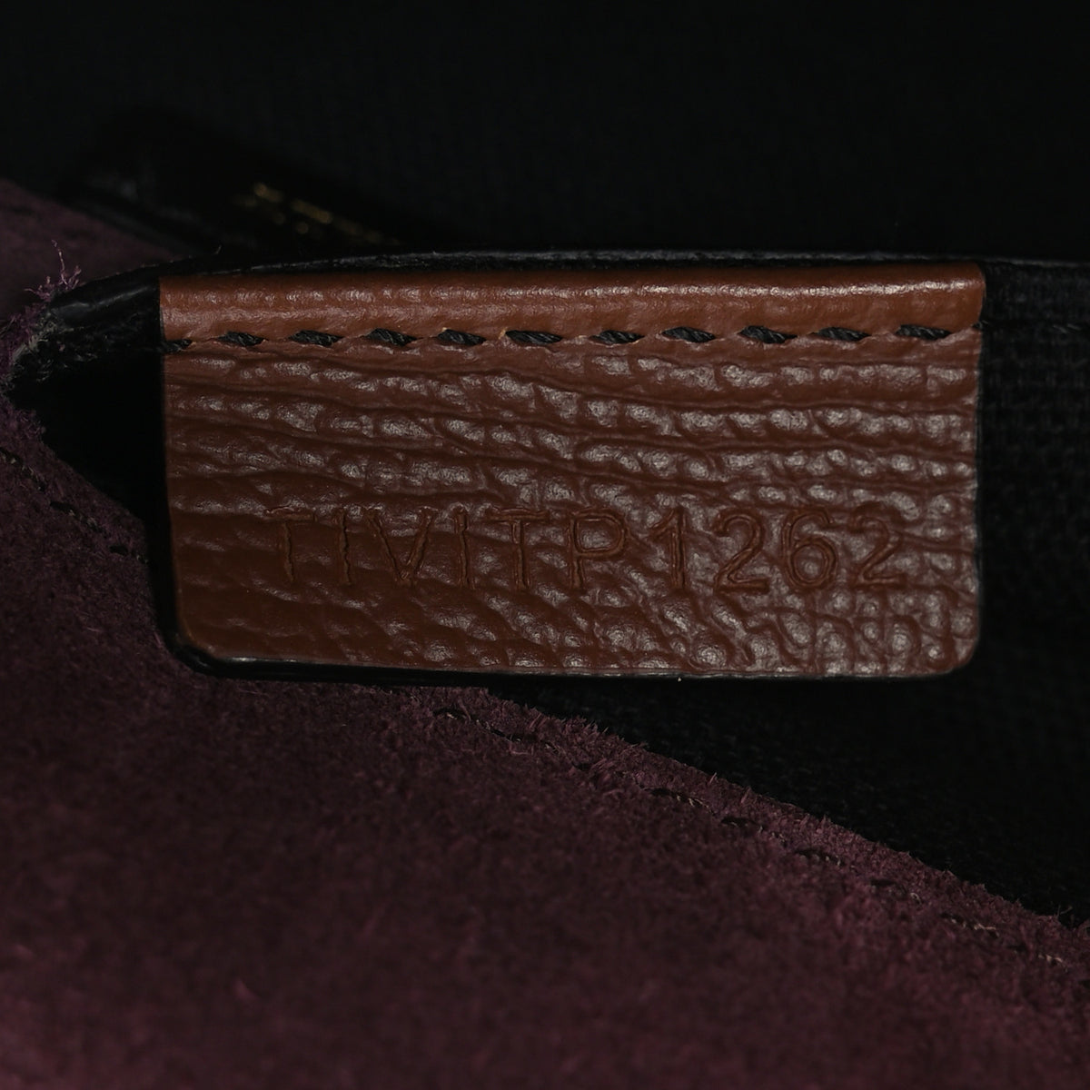 Derby Calfskin House Check Small Macken Crossbody Bag Tan