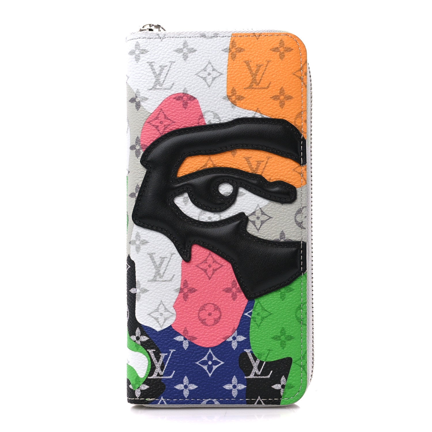 Louis Vuitton Monogram Portrait Zippy Vertical Wallet Multicolor 1 of 12