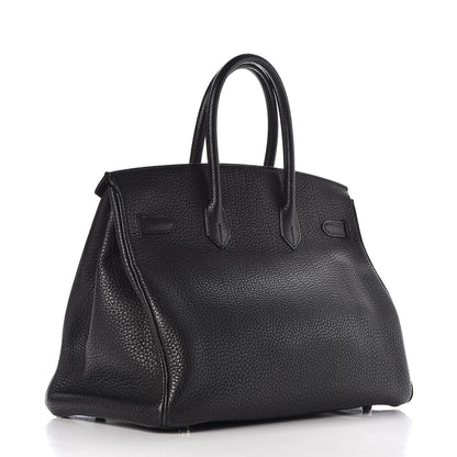 Hermes Fjord Birkin 35 Black 3 of 34