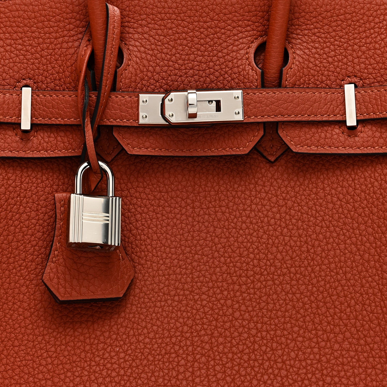 Hermes Togo Birkin 25 Cuivre 8 of 10