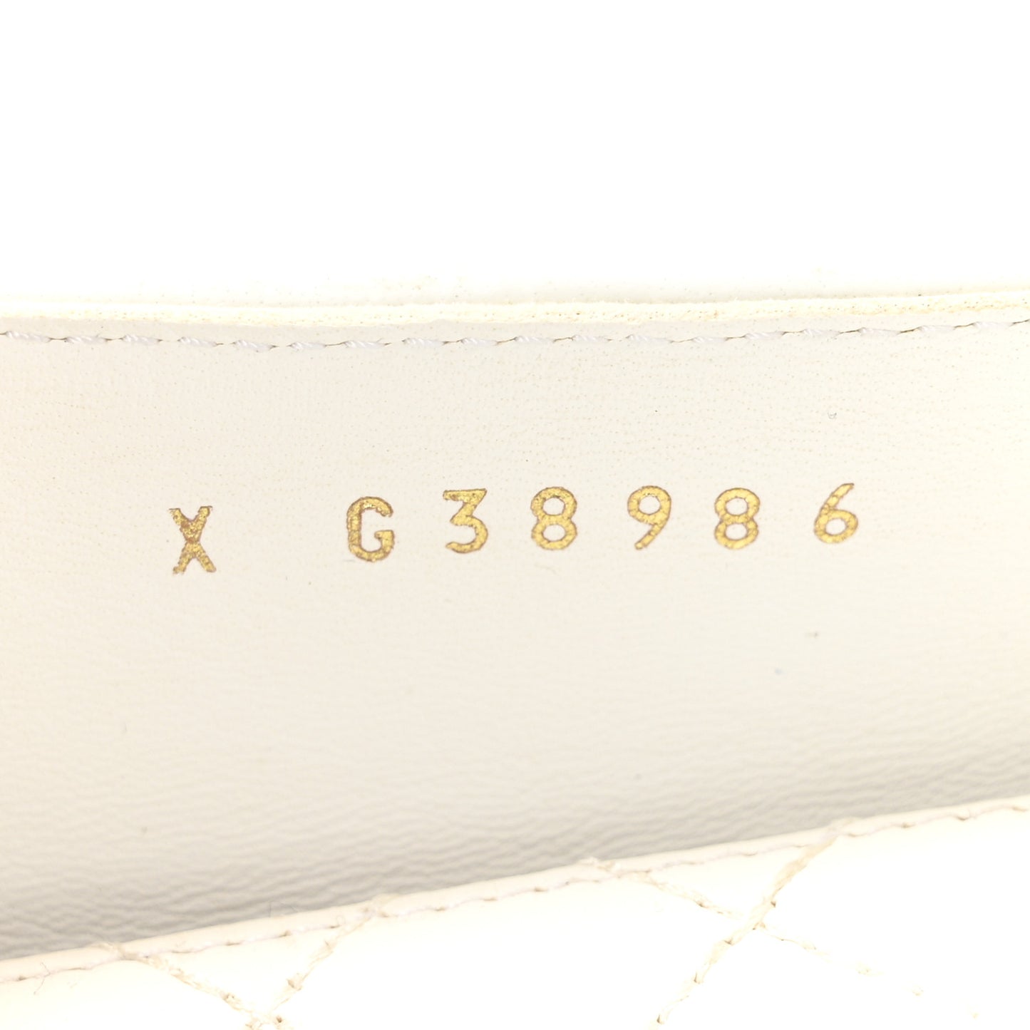 Shiny Lambskin Metal Cap Toe Ankle Chain Ballerina Flats 39.5 White Black
