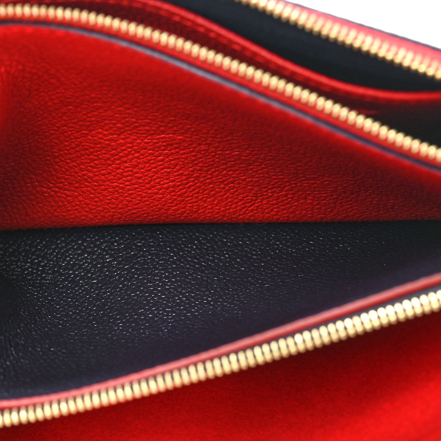 Louis Vuitton Empreinte Double Zip Pochette Marine Rouge 6 of 11