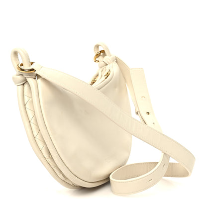 Bottega Veneta Nappa Intrecciato Small Gemelli Multipocket Bag Sea Salt 2 of 9