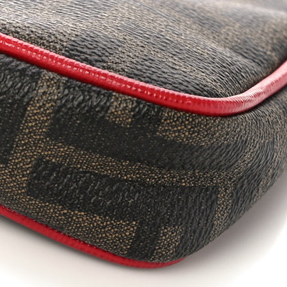 Fendi Spalmati Zucca Pochette Tobacco Red 10 of 10