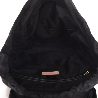 Gucci Techno Canvas GucciGhost Double Buckle Backpack Black New Acquamarine 5 of 7