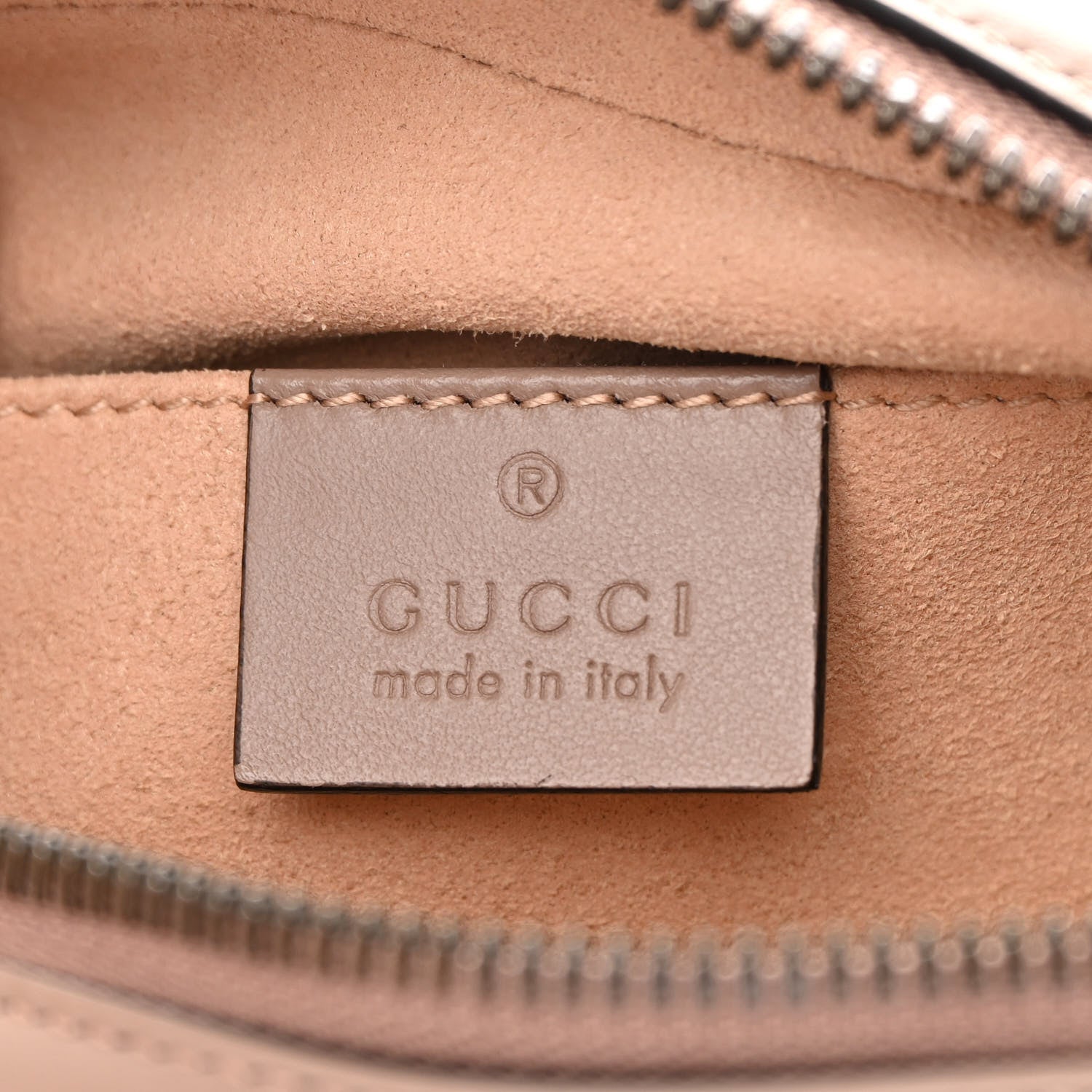 Gucci Calfskin Matelasse Small GG Marmont Chain Shoulder Bag Porcelain Rose 6 of 12