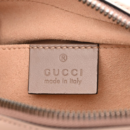 Gucci Calfskin Matelasse Small GG Marmont Chain Shoulder Bag Porcelain Rose 6 of 12