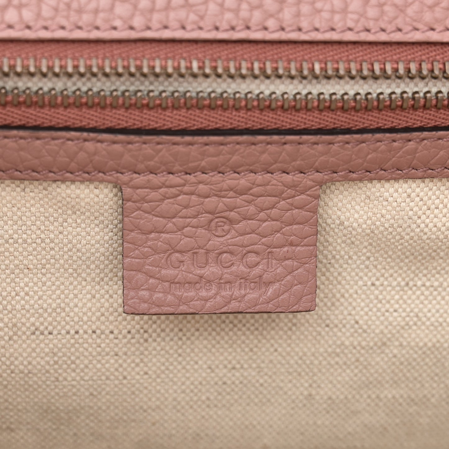 Calfskin Small GG Marmont Top Handle Bag Rosy Phard